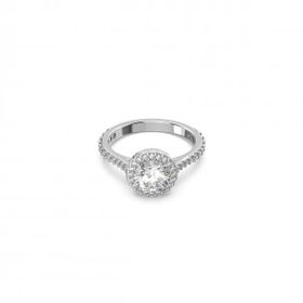 Swarovski 5636267 55 Constella Round Pave Beyaz Rodyum Kaplama Yüzük