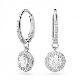 Swarovski 5636270 Constella Drop Pave Beyaz Rodyum Kaplama Küpe