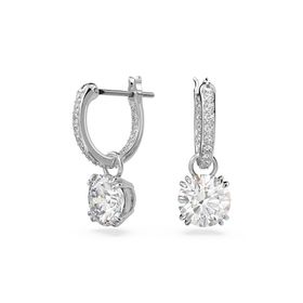 Swarovski 5636717 Constella Drop Beyaz Rodyum Kaplama Küpe