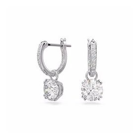 Swarovski 5636717 Constella Drop Beyaz Rodyum Kaplama Küpe