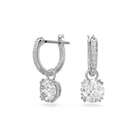 Swarovski 5636717 Constella Drop Beyaz Rodyum Kaplama Küpe