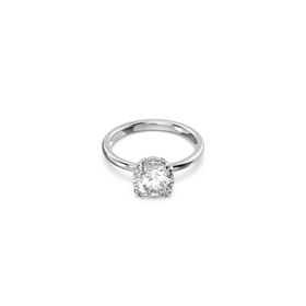 Swarovski 5638529 55 Constella Round Princess Cut Beyaz Rodyum Kaplama Yüzük