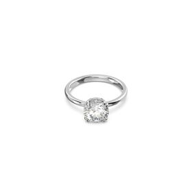Swarovski 5638529 55 Constella Round Princess Cut Beyaz Rodyum Kaplama Yüzük