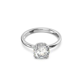 Swarovski 5638529 55 Constella Round Princess Cut Beyaz Rodyum Kaplama Yüzük