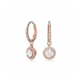 Swarovski 5638769 Constella Drop Beyaz Pembe Altın Rengi Kaplama Küpe