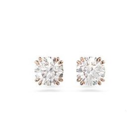 Swarovski 5638801 Constella Stud Beyaz Pembe Altın Rengi Kaplama Küpe