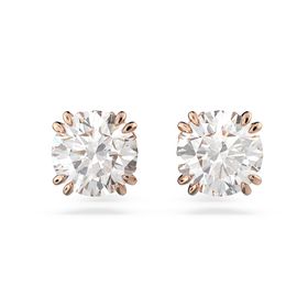 Swarovski 5638801 Constella Stud Beyaz Pembe Altın Rengi Kaplama Küpe