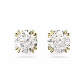 Swarovski 5642595 Constella Stud Beyaz Sarı Altın Rengi Kaplama Küpe