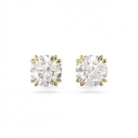 Swarovski 5642595 Constella Stud Beyaz Sarı Altın Rengi Kaplama Küpe