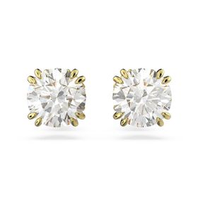 Swarovski 5642595 Constella Stud Beyaz Sarı Altın Rengi Kaplama Küpe