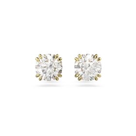 Swarovski 5642595 Constella Stud Beyaz Sarı Altın Rengi Kaplama Küpe