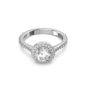 Swarovski 5642626 Cons tella:Ring Rnd Pv L Whıte Rhs 60 Swarovski Yüzük
