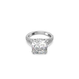 Swarovski 5642634 58 Constella Square Pave Square Cut Beyaz Rodyum Kaplama Yüzük
