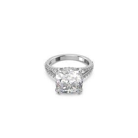 Swarovski 5642634 58 Constella Square Pave Square Cut Beyaz Rodyum Kaplama Yüzük