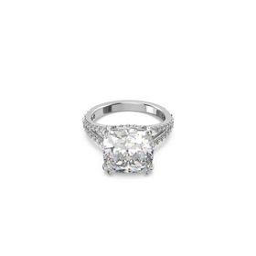 Swarovski 5642634 58 Constella Square Pave Square Cut Beyaz Rodyum Kaplama Yüzük