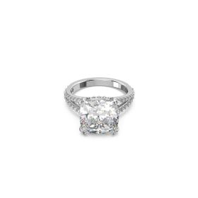 Swarovski 5642634 58 Constella Square Pave Square Cut Beyaz Rodyum Kaplama Yüzük