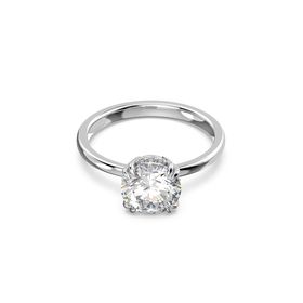 Swarovski 5642637 58 Constella Round Princess Cut Beyaz Rodyum Kaplama Yüzük