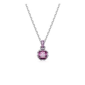 Swarovski 5651708 Birthstone Pend Feb Pendant Pur-Rhs Kolye