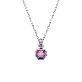 Swarovski 5651708 Birthstone Pend Feb Pendant Pur-Rhs Kolye
