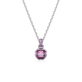 Swarovski 5651708 Birthstone Pend Feb Pendant Pur-Rhs Kolye