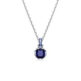 Swarovski 5651790 Birthstone Pend Sep Pendant Blu-Rhs Kolye