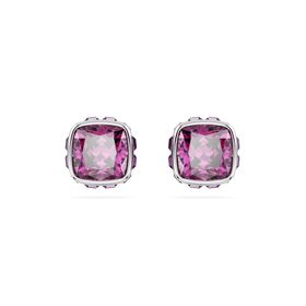 Swarovski 5660797 Birthstone Pe Studs Feb Pur-Rhs Küpe