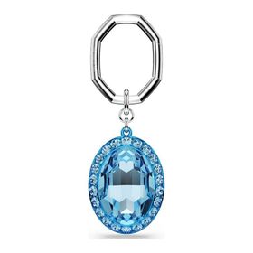 Swarovski 5666644 Lucent Keyring Aquamarine Aqua-Mix Anahtarlık