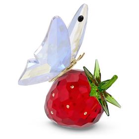 Swarovski 5666846 Idyllia Butterfly And Strawberry Ev Dekorasyonu
