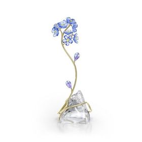 Swarovski 5666971 Florere Forget-Me-Not Ev Dekorasyonu