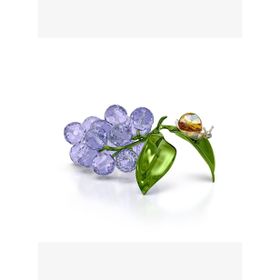 Swarovski 5667549 Idyllia Snail And Blueberries Ev Dekorasyonu