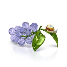 Swarovski 5667549 Idyllia Snail And Blueberries Ev Dekorasyonu