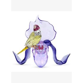 Swarovski 5675211 Idyllia Gouldian Finch And Orchid Biblo