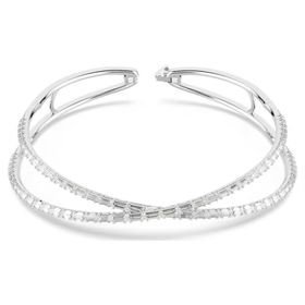 Swarovski 5679426 Hyperbola Choker Infinity White Rhodium Plated Kolye
