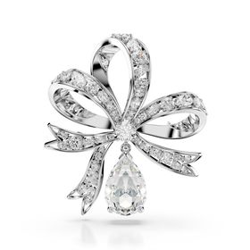 Swarovski 5680678 Hyperbola Brooch White-Rhs Broş