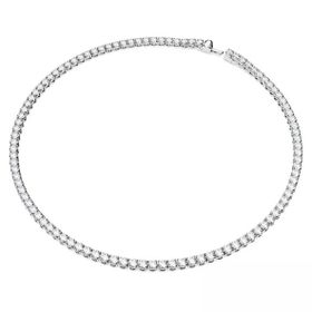 Swarovski 5681801 Matrix Tennis Neclace Round Cut Small White Rhodium Plated Kolye