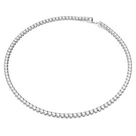 Swarovski 5681801 Matrix Tennis Neclace Round Cut Small White Rhodium Plated Kolye