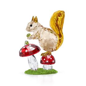 Swarovski 5684343 Idyllia Squırrel And Mushrooms Biblo