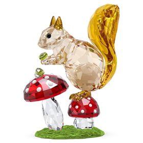 Swarovski 5684343 Idyllia Squırrel And Mushrooms Biblo
