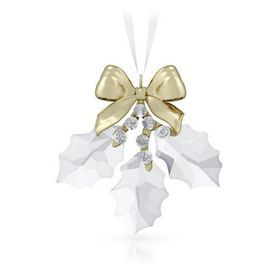 Swarovski 5685701 Holiday Magic Ornament Holly Leaves Biblo