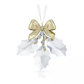 Swarovski 5685701 Holiday Magic Ornament Holly Leaves Biblo