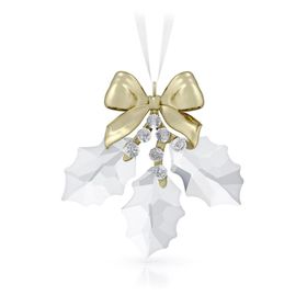 Swarovski 5685701 Holiday Magic Ornament Holly Leaves Biblo