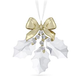 Swarovski 5685701 Holiday Magic Ornament Holly Leaves Biblo