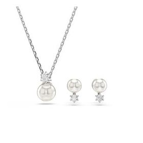 Swarovski 5689624 Matrix Pearl White-Rhs Set