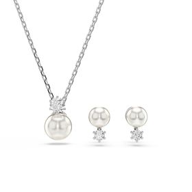 Swarovski 5689624 Matrix Pearl White-Rhs Set