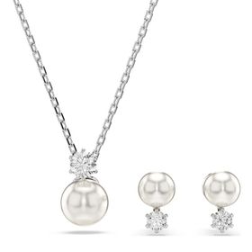 Swarovski 5689624 Matrix Pearl White-Rhs Set
