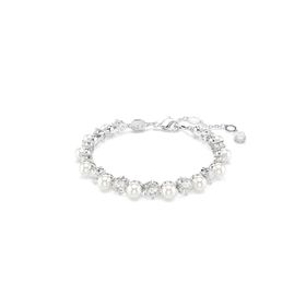 Swarovski 5689625 Matrix Tb Pearl White-Rhs M Bilezik