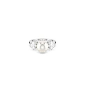 Swarovski 5689629 Matrix Ring 8 mm Pearl White-Rhs 60 Yüzük