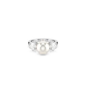Swarovski 5689629 Matrix Ring 8 mm Pearl White-Rhs 60 Yüzük