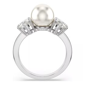 Swarovski 5689629 Matrix Ring 8 mm Pearl White-Rhs 60 Yüzük