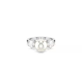 Swarovski 5689629 Matrix Ring 8 mm Pearl White-Rhs 60 Yüzük